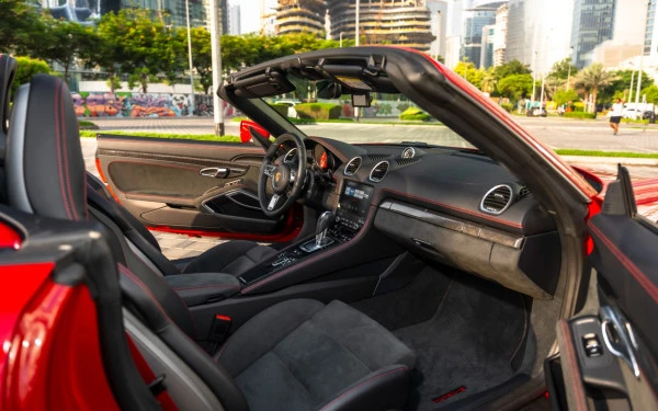 Red Porsche Boxster GTS 718, 2024 Photo 7