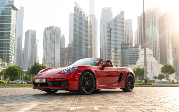 Red Porsche Boxster GTS 718, 2024 Photo 10