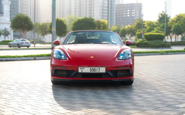 Red Porsche Boxster GTS 718, 2024 Photo 11