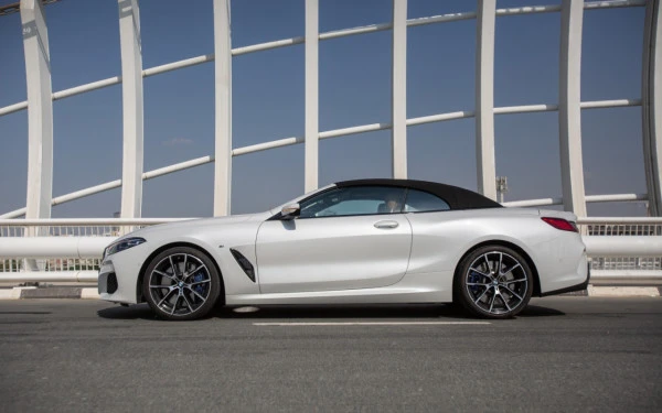 White BMW 840i cabrio, 2021 Photo 4
