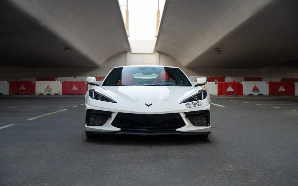 White Chevrolet Corvette, 2025 Photo 4
